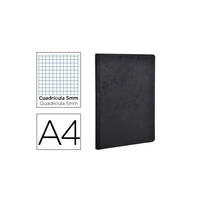 LIBRETA CLAIREFONTAINE AGE-BAG TAPA CARTULINA LOMO COSIDO CUADRO 5 ...