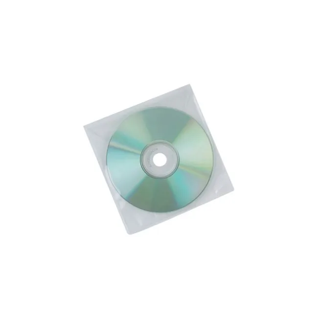 SOBRE PARA CD Q-CONNECT POLIPROPILENO CON SOLAPA -PACK DE 50 UNIDADES