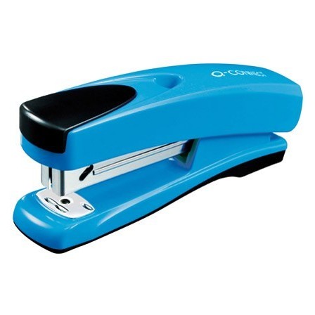 GRAPADORA Q-CONNECT KF02149 METALICA AZUL -CAPACIDAD 20 HOJAS