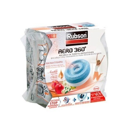 DESHUMIDIFICADO RUBSON AERO 360 AROMATERAPIA FRUTA RECAMBIO PASTILLA