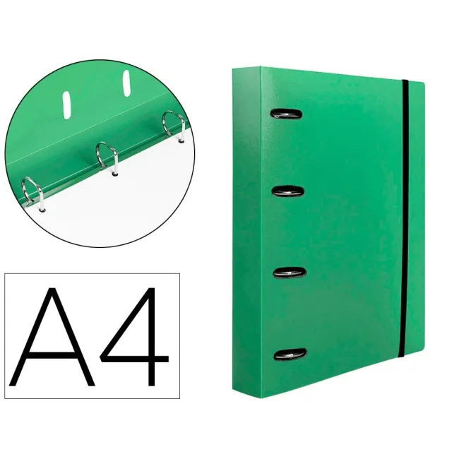 CARPETA CON RECAMBIO LIDERPAPEL A4 CUADRO 5MM 100 HOJAS 80G POLIPRO...