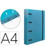 CARPETA CON RECAMBIO LIDERPAPEL A4 CUADRO 5MM 100 HOJAS 80G POLIPRO...