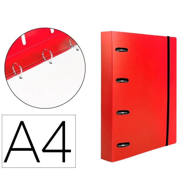 CARPETA CON RECAMBIO LIDERPAPEL A4 CUADRO 5MM 100 HOJAS 80G POLIPRO...