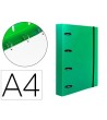 CARPETA CON RECAMBIO LIDERPAPEL A4 CUADRO 5MM 100 HOJAS 80G POLIPRO...