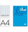 BLOC ENCOLADO LIDERPAPEL CUADRO 5 MM AZUL A4 NATURAL 100 HOJAS 100 ...