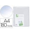 FUNDA MULTITALADRO ESSELTE DIN A4 PVC 170 MC CON FUELLE Y SOLAPA SU...