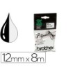 CINTA BROTHER MK-231 BLANCO-NEGRO 12MM LONGITUD 8 MT