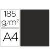 CARTULINA GUARRO DIN A4 NEGRO 185 GR PAQUETE 50 H