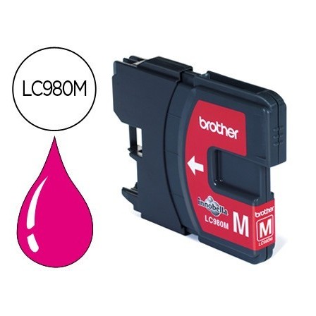 INK-JET BROTHER LC-980M DCP-145/DCP-165/MFC-250/MFC- 290 MAGENTA