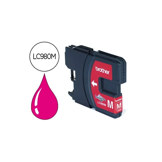INK-JET BROTHER LC-980M DCP-145/DCP-165/MFC-250/MFC- 290 MAGENTA
