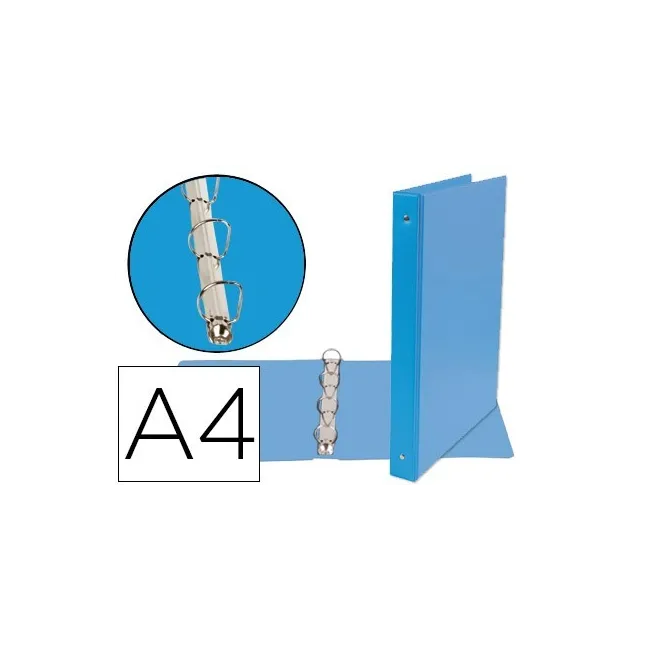 CARPETA DE 4 ANILLAS 25 MM MIXTAS LIDERPAPEL A4 CARTON FORRADO PVC ...