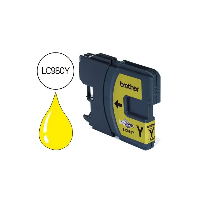 INK-JET BROTHER LC-980Y DCP-145/DCP-165/MFC-250/MFC- 290 AMARILLO