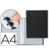 CARPETA LIDERPAPEL DIN A4 CON 20 FUNDAS INTERCAMBIABLES COLOR NEGRO