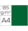 CARTULINA GUARRO DIN A4 VERDE ABETO 185 GR PAQUETE 50 H