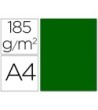 CARTULINA GUARRO DIN A4 VERDE BILLAR 185 GR PAQUETE 50 H