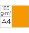 CARTULINA GUARRO DIN A4 MANDARINA 185 GR PAQUETE 50 H