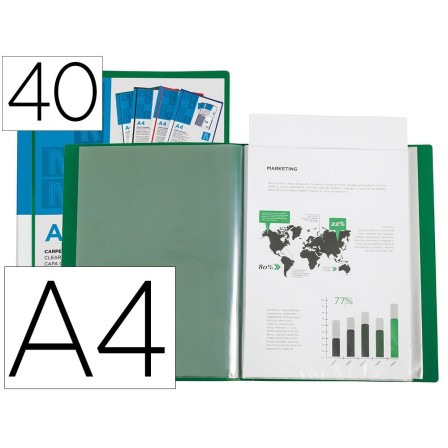CARPETA LIDERPAPEL PERSONALIZA 40 FUNDAS CANGURO POLIPROPILENO DIN ...