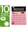 CALCULADORA LIDERPAPEL SOBREMESA XF23 10 DIGITOS SOLAR Y PILAS COLO...