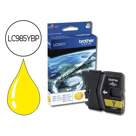 INK-JET BROTHER LC-985Y AMARILLO DCP-J125/DCP-J315W MFC-J265W/MFC-J...