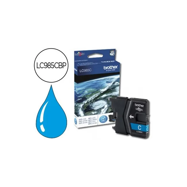 INK-JET BROTHER LC-985C CIAN DCP-J125/DCP-J315W MFC-J265W/MFC-J410/...