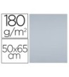 CARTULINA LIDERPAPEL 50X65 180 GR GRIS PAQUETE DE 25