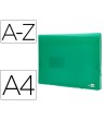 CARPETA LIDERPAPEL CLASIFICADOR FUELLE 32113 POLIPROPILENO DIN A4 V...