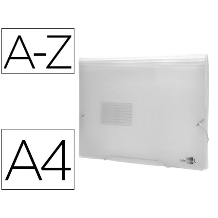 CARPETA LIDERPAPEL CLASIFICADOR FUELLE 32114 POLIPROPILENO DIN A4 I...