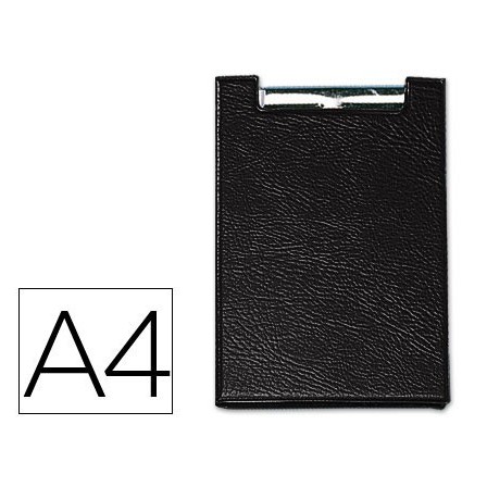CARPETA SARO CON PINZA DIN A4 PLASTICO NEGRO