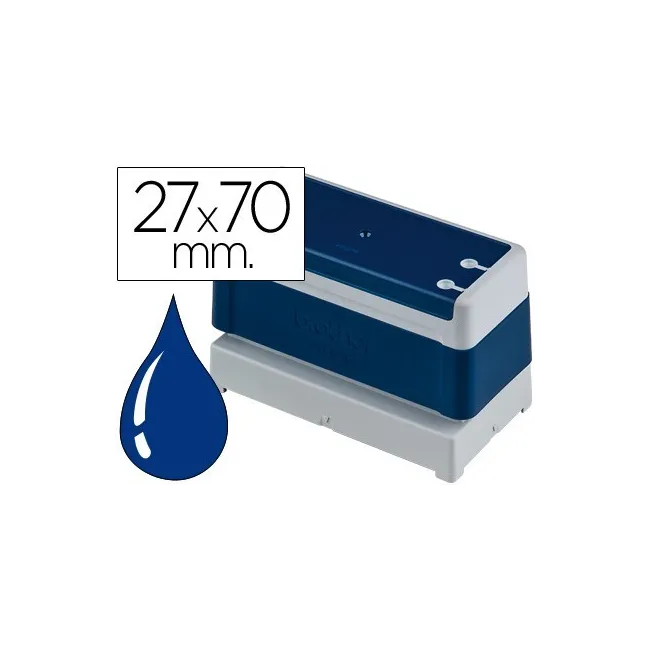 SELLO AUTOMATICO BROTHER 27 MM X 70 MM AZUL