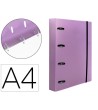 CARPETA CON RECAMBIO LIDERPAPEL A4 CUADRO 5MM 100 HOJAS 80G POLIPRO...