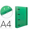 CARPETA CON RECAMBIO LIDERPAPEL A4 CUADRO 5MM 100 HOJAS 80G POLIPRO...