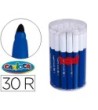 ROTULADOR CARIOCA JUMBO C-30 AZUL PUNTA GRUESA -BOTE DE 30 UNIDADES