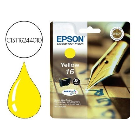INK-JET EPSON 16 WF2010W WF2510WF WF2520NF WF2530WF WF2540WF AMARIL...