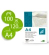 PAPEL VERJURADO LIDERPAPEL A4 120G/M2 CREMA PAQUETE DE 100 HOJAS