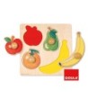 PUZZLE DISET 4 PIEZAS FRUTAS