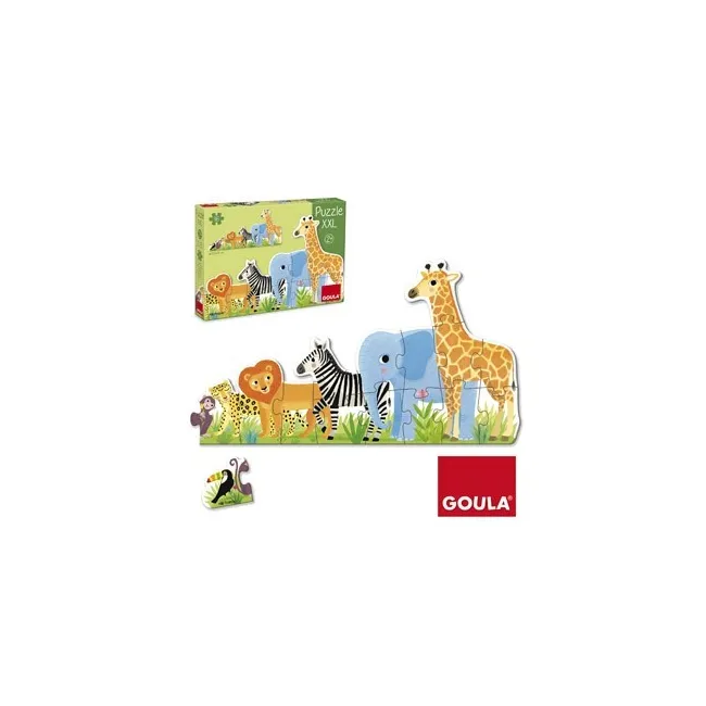 PUZZLE GOULA XXL DECRECIENTE SELVA 16 PIEZAS