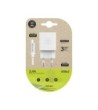 CARGADOR TECH ONE TECH 2.4 DOBLE USB + CABLE BRAIDED NYLON MICRO US...