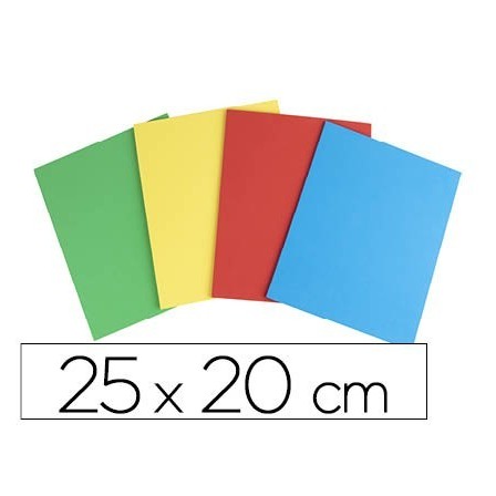 CAUCHO COLOR PLANCHA 25X20CM -BOLSA DE CUATRO