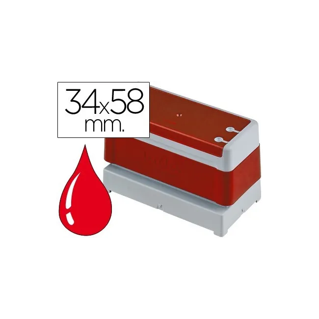 SELLO AUTOMATICO BROTHER 34 MM X 58 MM ROJO