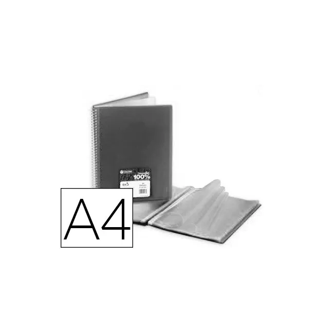 CARPETA CARCHIVO ARCHIVEX STAR ESCAPARATE CON ESPIRAL 40 FUNDAS DIN...