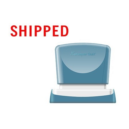 SELLO X-STAMPER QUIX PERSONALIZABLE COLOR ROJO MEDIDAS 13X49 MM Q-13