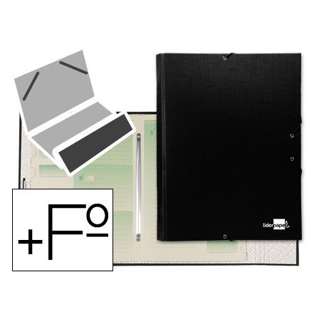 CARPETA CLASIFICADORA LIDERPAPEL 12 DEPARTAMENTOS FOLIO PROLONGADO ...