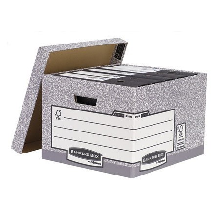 CAJON FELLOWES CARTON RECICLADO PARA ALMACENAMIENTO DE ARCHIVO CAPA...