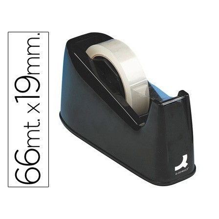 PORTARROLLO SOBREMESA Q-CONNECT PLASTICO PARA CINTASDE 33 Y 66 MT N...