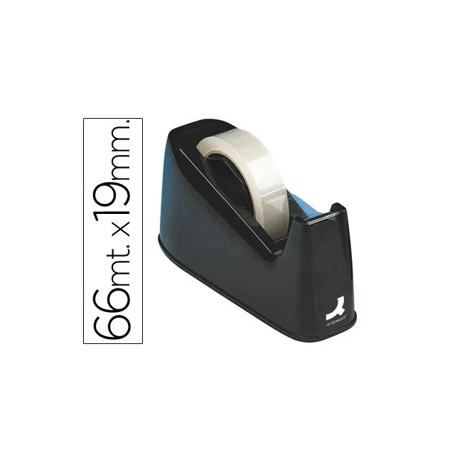 PORTARROLLO SOBREMESA Q-CONNECT PLASTICO PARA CINTASDE 33 Y 66 MT N...