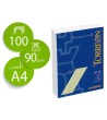 PAPEL TORREON BLANCO CREMA A4 90 GR PAQUETE DE 100 HOJAS