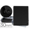 CARPETA PROYECTOS PARDO FOLIO LOMO 30 MM CARTON FORRADO NEGRO CON B...