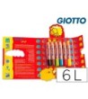LAPICES DE COLORES GIOTTO BEBE CAJA DE 6 LAPICES