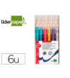 ROTULADOR LIDERPAPEL EFECTO PURPURINA METALIZADA PUNTA REVERSIBLE E...