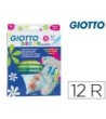 ROTULADOR GIOTTO DECOR TEXTILE PARA CAMISETAS 12 COLORES